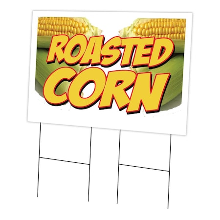 Amistad 24 x 36 in. Yard Sign & Stake - Roasted Corn AM2067315